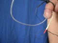 Hot orgasm from sounding ESTIM to cum in the tubule