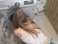 Maid Stuck in The Washer And Fucked Hard | PussyKageLove