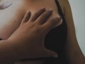 Mexicana tetona mostrandole sus enormes tetas a su novio