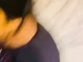 Indian Girlfriend Sucking dick Swallowing cum and taking backshots in doggy - thatchickinsaree