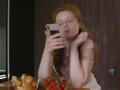 ULTRAFILMS Beautiful and cute Sienna Kim getting super horny while sending messages on the phone