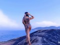 SEX IN PARADISE ANAL ASS GIRLFRIEND AMADORA PUBLIC BEACH - SEXDOLL 520