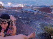 SEX IN PARADISE ANAL ASS GIRLFRIEND AMADORA PUBLIC BEACH - SEXDOLL 520