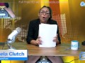 Hot Latina news anchor masturbation on air