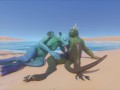 Wild Life / Scalie Porn on the Beach