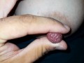 Nipple play..my wife with big saggy tits..huge large nipples