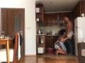 Housewife surprises her man and gets the best fuck in her ass