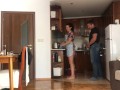 Housewife surprises her man and gets the best fuck in her ass