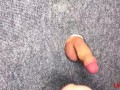 I took a close-up shot of glory hole - spanking my feet on the cock and balls of a slave EasyCBTGirl