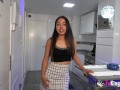 18yo teen films herself seducing and fucking the repairman