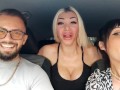 Jennyfer Stone in auto con Ladymuffin e Tommy A Canaglia