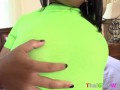 Bubble butt Asian teen creampie