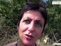 SCAMBISTIMATURI - Kinky Italian Mature Lady Gets Fucked In The Ass Outdoor - AMATEUREURO