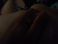 Playing with myself while friend plays with my tits