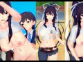 【エロゲーコイカツ！】とある魔術の禁書目録 神裂火織3DCG巨乳アニメ動画[Hentai Game Koikatsu! A Certain Magical Index Kaori Kanzaki