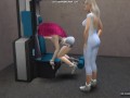 Two Incredible Girls Have Sex on GYM Machines - Sexual Hot Animations