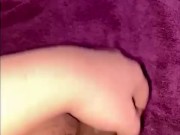 BBC dildo makes my pussy so creamy 