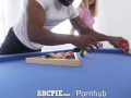 BBCPIE Multiple Pool Table Creampies With Huge Black Dick