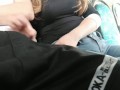 An unknown girl make me handjob on the bus. IN PUBLIC