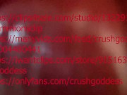 Giantess puckering lips for kiss