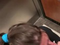 Stranger fucks my big cock in an elevator. 1am almost busted!!