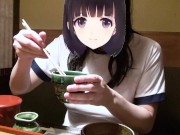 I was eating at a pub in my gym clothes with my big tits showing💓