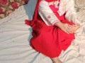 Desi cheating wife in red and white dress homemade HD PORNO XXX on porn hub hindi