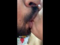 Indian GF Extreme lips & Tounge Kiss with HINDI Audio