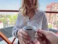 Messy Morning Creampie Sex and Coffee for Real Girlfriend - Molly Pills - POV 4K