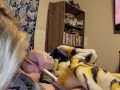 Pregnant wife sounds big cock and blowjob oral creampie 