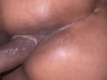 Fucking ebony slut after she gives me sloppy toppy | Rough Sex big dick small pussy 