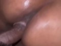 Fucking ebony slut after she gives me sloppy toppy | Rough Sex big dick small pussy 