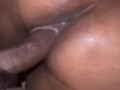 Fucking ebony slut after she gives me sloppy toppy | Rough Sex big dick small pussy 