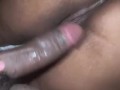 Fucking ebony slut after she gives me sloppy toppy | Rough Sex big dick small pussy 