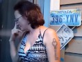 Smoking and conversation with Hot Milf