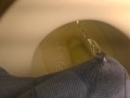 Pissing boxers on the toilet