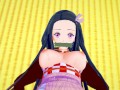 Demon Slayer Wild creampie with horny NEZUKO (3D HENTAI)