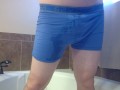 Being dirty at home piss filling up my boxers gets me rock hard.