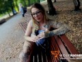 35D MILF BOOBS!! Watch me fuck her big fake tits at the Park: Mia Blow - WolfWagnerCom