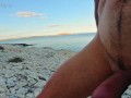 GENTLYPERV MEETS A PERVY GIRL ON A BEACH. During an exhibitionist day at the sea I find a cute woman