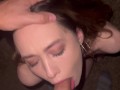 16 minute sloppy blowjob with green eyed stunning gf