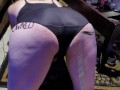Spanking this sissy bitch!