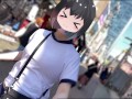 【Ｉカップ変態巨乳女子大生とうふ】ノーブラランニング巨乳体操着とブルマでおもちゃ装着💖して原宿の人混みを疾走してみたら、人が多すぎてまさかの結末に…