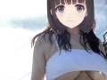 【Ｉカップ変態女子大生とうふ】羞恥露出巨乳が路上を下乳丸出しビキニで羞恥お散歩💕