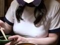 【Ｉカップ変態女子大生とうふ】ブルマに体操着で突入！その後居酒屋でブルマも体操着も脱いで食事中してたら店員が・・・❗❓
