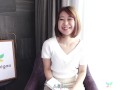 Sexy and cute Japanese babe Asuka sucks a cock in her casting couch interview - uncensored 4K pt 2