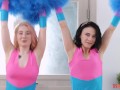 18videoz - Sara Rich - Milana - College cheerleaders threesome