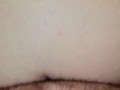 Sexy pregnant BBW wife creampied by hubby's friend with butt plug in