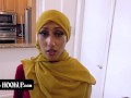 Hijab Hookup - Cute Arab Babe Leaves Her Trainer To Stretch Her And Work On Her Orgasms