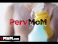 PervMom - Hot Blonde Milf Shows Perfect Body In Sexy Lingerie And Seduces Her Horny Stepson